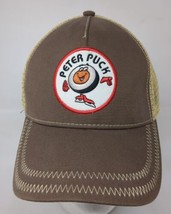 Peter Puck Mesh Trucker Hat Snapback Baseball Cap Men&#39;s Adult Vintage Hockey - £45.72 GBP