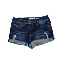 YMI Wanna Betta Butt? Junior&#39;s Size 3 Blue Jean Shorts - $14.03