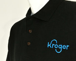 KROGER Grocery Store Employee Uniform Polo Shirt Black Size S Small NEW - £20.38 GBP