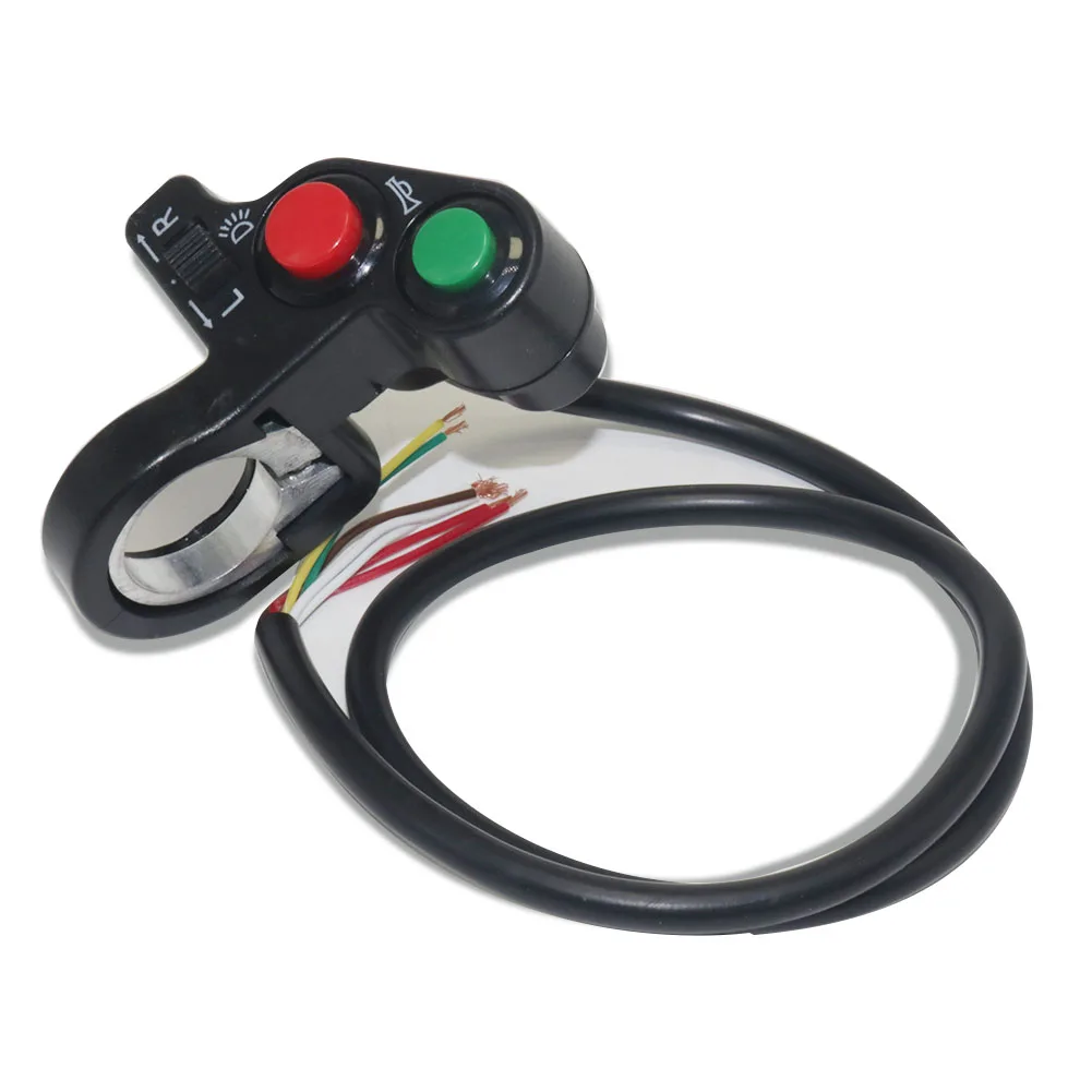 Motorcycle Switch Handlebar Switch Electric Bike Scooter Horn Turn Signals On/ - £11.59 GBP