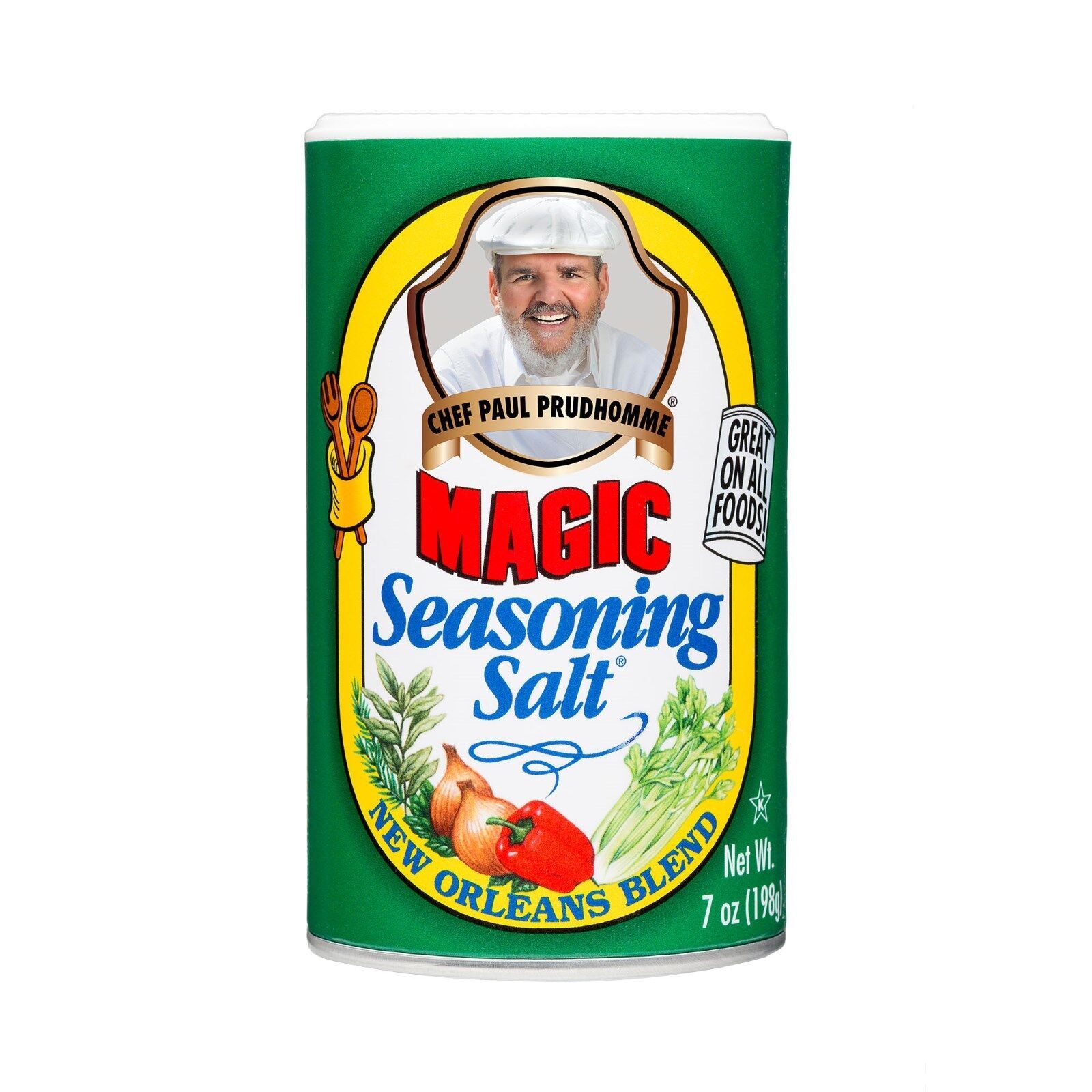 MaGiC SEASONING SALT New Orleans bLeNd 7 oz NO MSG & Kosher Chef Paul Prudhomme - £12.59 GBP