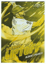 2021 Topps Fire #WHL-16 Albert Pujols Los Angeles Dodgers We Have Liftoff Gold - £2.34 GBP
