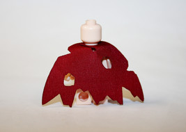 Minifigure Red Torn Cape B Custome - $4.16
