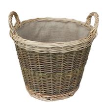 056 small unpeeled hessian lined wicker log basket d263b4eb 01e7 4ac8 b855 2ce51096e6f5 thumb200