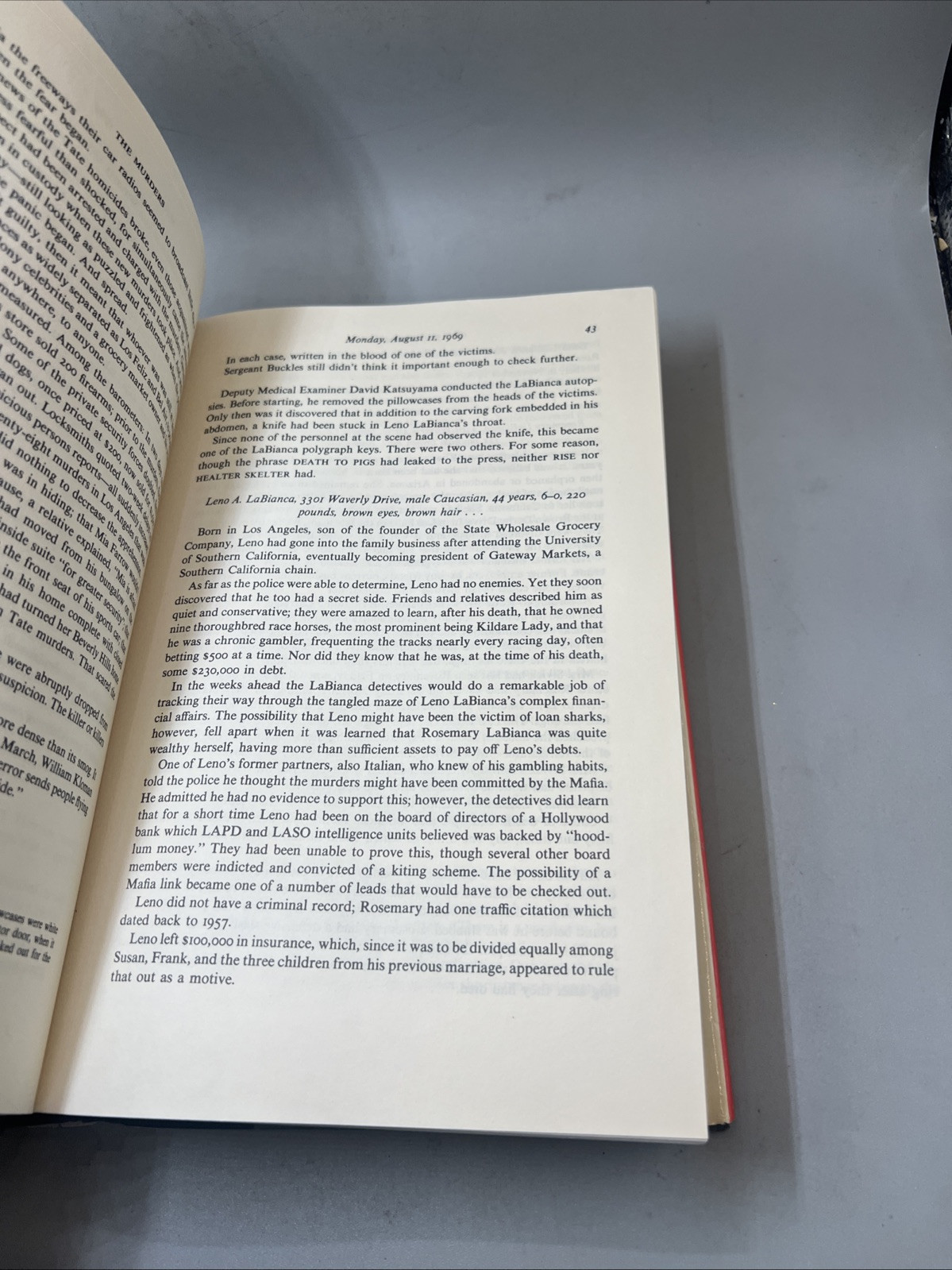 Helter Skelter Vincent Bugliosi 1974 1st Edition, 4th Print, HC/DJ  Char Manson Item image 13