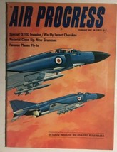 Air Progress Aviation Magazine February 1967 Free Us Shipping! - £9.54 GBP