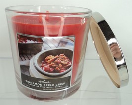 Hallmark 14 oz 3-Wick Scented Candle - Cinnamon Apple Crisp - Soy - £15.45 GBP