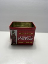 Drink Coca-Cola, Tin with Handle, 4.75&quot; x 4&quot;-No Lid - $6.93