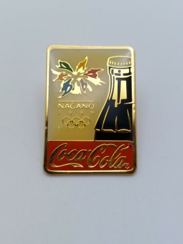 Primary image for Coca-Cola 1998 Vintage Enamel Pin Nagano Olympics