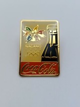 Coca-Cola 1998 Vintage Enamel Pin Nagano Olympics - £15.66 GBP