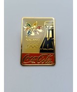 Coca-Cola 1998 Vintage Enamel Pin Nagano Olympics - £15.41 GBP