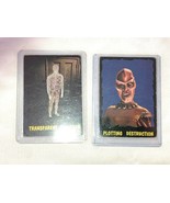 2 Outer Limits Bubbles Trading Cards #3 &amp; 35 Transparent Creature Plotti... - $9.99