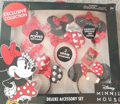DISNEY Exclusive Collection Minnie Mouse Ears Headbands Lanyard keychain... - £30.23 GBP