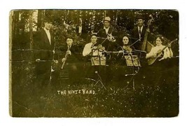 The Hints Band Real Photo Postcard Wisconsin 1913 - £39.04 GBP