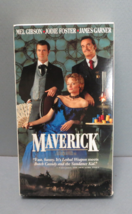 Maverick (VHS, 1994) Mel Gibson Jodie Foster James Garner Western - £5.31 GBP