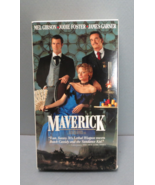 Maverick (VHS, 1994) Mel Gibson Jodie Foster James Garner Western - £5.42 GBP