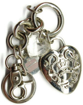 Kathy Van Zeeland Keychain Keyring Purse Bag Coat Zipper Auto Car Heart - £8.03 GBP