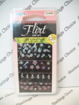 Fing'rs Flirt 3D Variety Pack Nail Decals #31490 Flowers and Stars - $7.17