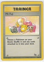 M) Pokemon Nintendo GAMEFREAK Trading Card Trainer Mr. Fuji 58/62 - £1.55 GBP