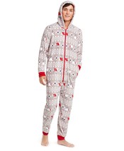 39$ Matching Family Pajamas Men&#39;s Polar Bear Hooded Pajamas - £15.71 GBP