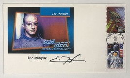 Eric Menyuk Signed Autographed &quot;Star Trek TNG&quot; First Day Cover FDC - £15.75 GBP