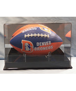 Football miror back display case 85% UV filtering acrylic NCAA NFL black... - €41,62 EUR