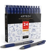 Pack Of 24 Blue Roller Ball Pens, 0.7Mm Medium Point,, And Sketching. - £32.71 GBP