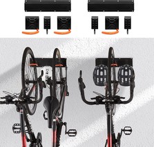 Bicycle Storage Racks, Wall Mounted Bicycle Storage Racks with 3 Adjusta... - £13.14 GBP