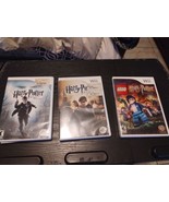 Nintendo Wii Harry Potter Deathly Hallows Part 1 &amp; 2 And Wii Lego Lot 3 ... - $26.24 CAD