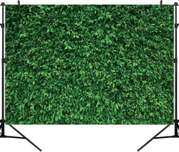 8X6FT Green Leaves Backdrop Grass Backdrop Wall Natural Green Grass Lawn... - £29.24 GBP