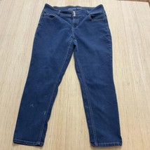 Womens Gemma Rae Plus Size 18W Straight Leg Jeans Dark Wash Stretch High... - $24.99 CAD