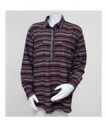 Ariat Billie Jean Western Shirt Womens XXL Aztec Stripe Burgundy Flannel... - $476.52 MXN