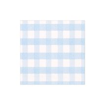 Caspari Gingham Paper Cocktail Napkins in Light Blue, Two Packs of 20 - $16.10+