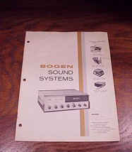 Bogen Sound Systems Stereo Catalog, no. 310-C - £5.19 GBP