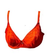 SAVAGE X FENTY Bra Flocked Logo Unlined Plunge  Underwire in Orange Size... - $288.92 MXN