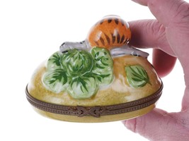 French Limoges hand painted snail trinket box - £105.27 GBP