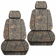 Front set car seat covers fits Chevy Equinox  2005-2020   camo wetlands - £54.72 GBP