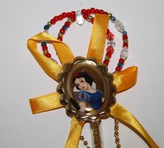 Disney Halloween Snow White 14&quot; Princess Kids Costume Wand Plastic Yello... - £5.49 GBP
