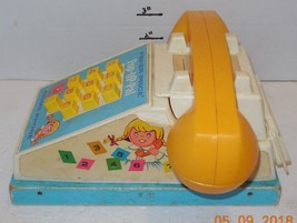 Vintage 1968 Fisher Price Pop Up Pal Phone Toy #150 Rare Vhtf - $33.64