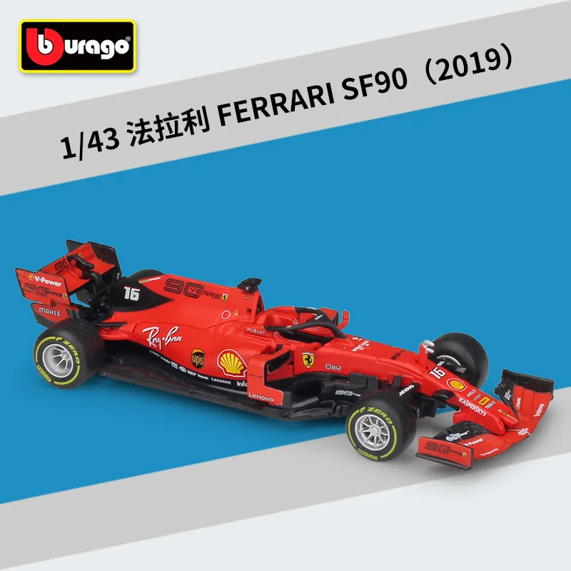 Bburago 1:43 2021  F1 Formula SF21 #55 #16 Alloy Toy Car Model Carlos Sainz and  - £114.95 GBP