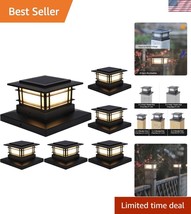 High Brightness Outdoor Solar Post Cap Lights - 6 Pack, Fits Most Post S... - $1,064.87 MXN