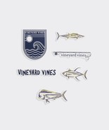 New Authentic Vineyard Vines Gone Fishing Sticker Decal Set Free Shipping! - $9.99