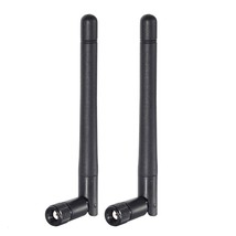Dual Band Wifi 2.4Ghz 5Ghz 5.8Ghz 3Dbi Mimo Rp-Sma Male Antenna (2-Pack) For Wif - £9.44 GBP
