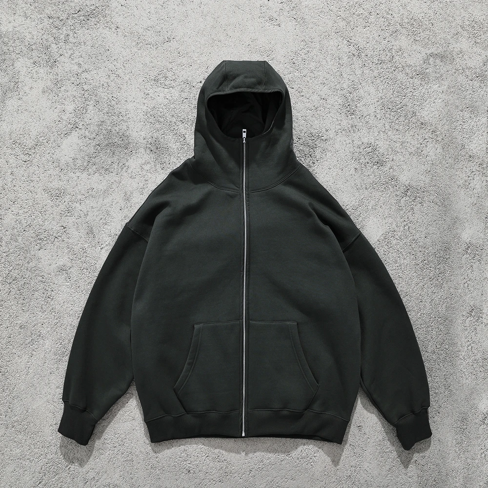 TIDESHEC 2022 Men&#39;s Fleece Jacket Ninja Masked  Zip Jacket Hip Hop Streetwear Ho - £164.99 GBP