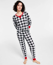 Family Pajamas Matching Womens Lightweight Thermal Waffle Buffalo Check - £16.68 GBP