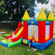 YARD Bounce House Bouncy Castle Slide with Blower - £399.66 GBP