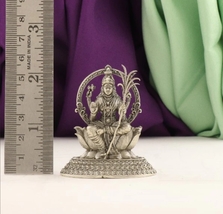BIS HALLMARKED 925 Silver Antique 3D Lalitha Devi Idol - pure silver gift items  - £60.59 GBP+