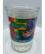 Dragon Tales Vintage Welch&#39;s Jelly Jar Catching Colors #4 Juice Glass - £5.34 GBP