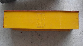 Vintage HO Scale Wood Box Car Body Yellow No Trim - $15.84 Vintage HO Scale Wood Box Car Body Yellow No Trim - $15.84
