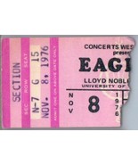 The Eagles Concert Ticket Stub November 8 1978 Oklahoma City - £27.21 GBP